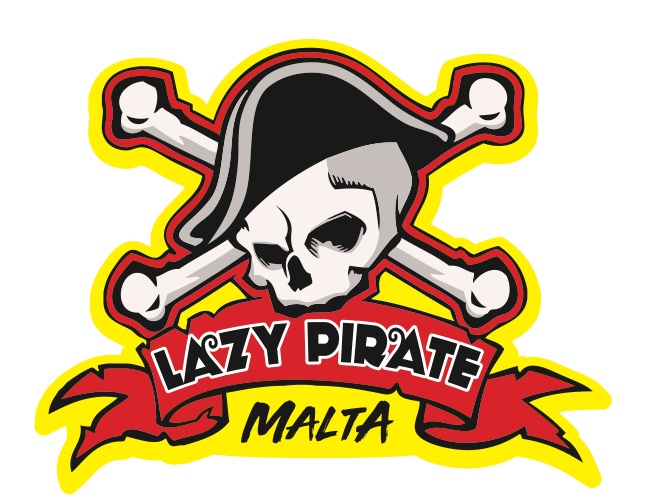 Lazy pirate logo
